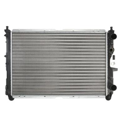 Kuva THERMOTEC D7F017TT Jäähdytin Alumiini, Muovi 378 558 32 Käsivaihteisto Jäähdytysrivat mekaan. kiinnitetyt FIAT: Uno Hatchback