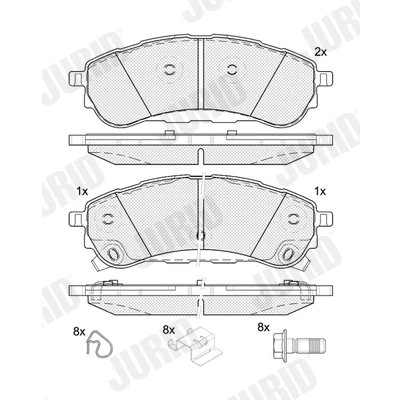 Kuva JURID 574132J Jarrupalat FORD: Ranger Mk3