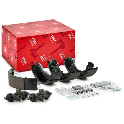Kuva TRW Brake Kit BK1518 Jarrukenkäsarja, Rumpujarru Pyörän jarrun sylinterillä VOLKSWAGEN: TRANSPORTER 4 Bus