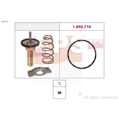 Kuva EPS 1.880.774 Termostaatti 90 Made in Italy OE Equivalent Ilman koppaa