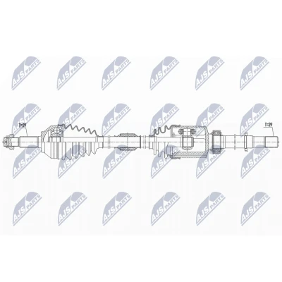 Kuva Vetoakseli NISSAN ALTIMA (l32), Etuakseli, oikea OE