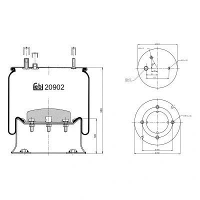 Kuva FEBI BILSTEIN 20902 Metallipalje, ilmajousitus
