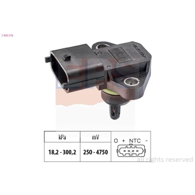 Kuva FACET 10.3178 Paineilma Anturi, Korkeus Made in Italy OE Equivalent KIA: Magentis II