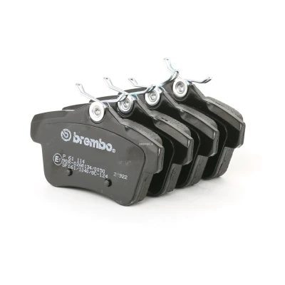 Kuva BREMBO P 61 114 Jarrupalat Ilman kulumisenilmaisinta Huudonvaimennuspellillä, Jarrusatulan ruuveilla tarvikkeita PEUGEOT: 508 I SW, 3008