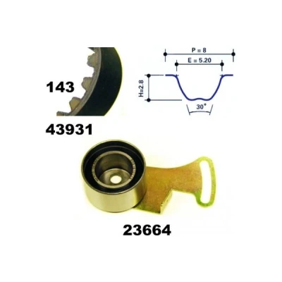 Kuva MAPCO 23938 Jakohihnasarja 143 MG: MG ZR Hatchback