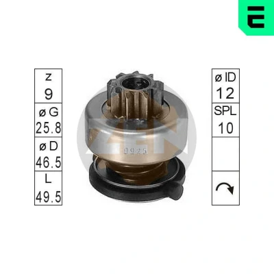 Kuva Vapaakytkin, käynnistinmoottori AUDI, FIAT, OPEL, SKODA, VOLVO, VW OE 9947831
