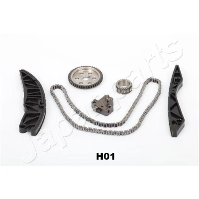 Kuva JAPANPARTS KDK H01 Jakoketjusarja ilman tiivisteitä Hammaspyörällä Yksinkertainen KIA: RIO 3, cee‘d I Farmari, Cerato Sedan, HYUNDAI: i20 Hatchback