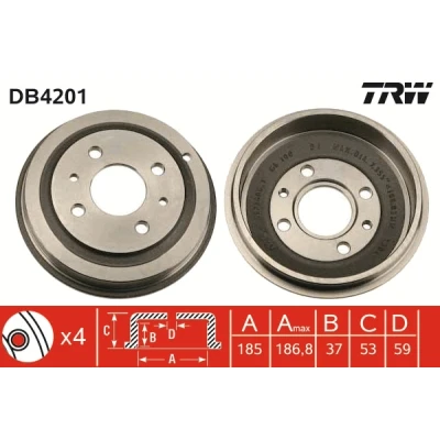 Kuva TRW DB4201 Jarrurumpu