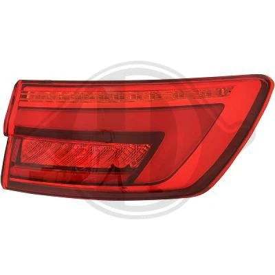 Kuva DIEDERICHS Priority Parts 1020890 Takavalot Oikea Uloin osa LED Lampun kannalla AUDI: A4 B9 Avant