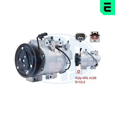 Kuva ERA 670142 Ilmastoinnin Kompressori NISSAN: X Trail