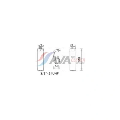 Kuva PRASCO DND285 Ilmastoinnin Kuivain R134a Alumiini NISSAN: Qashqai / Qashqai+2 I