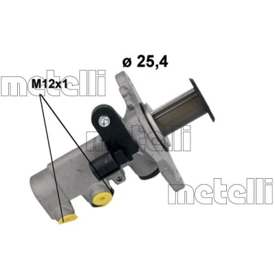 Kuva METELLI 05 1283 Jarrupääsylinteri 28,60mm Alumiini