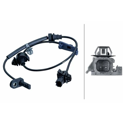 Kuva HELLA 6PU 358 251 121 ABS anturi Etuakseli johdon kiinnikkeet Hall 2 napaa 692mm HONDA: CR V III (RE) 2.0 i VTEC, 2.4 VTEC 4WD, 4WD