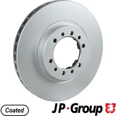 Kuva JP GROUP 3963101600 Jarrulevyt Etuakseli 277 24 6 Tuuletettu pinnoitettu MITSUBISHI: Pajero 2, Sport 1 SUV, L200 III Pick up