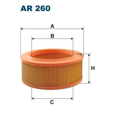 Kuva FILTRON AR 260 Ilmansuodatin 78 183 Suodatinpanos