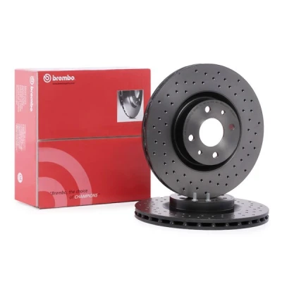 Kuva BREMBO COATED DISC LINE 09.C645.11 Jarrulevyt 284 22 4 rei&#039;itetty/tuuletettu sisältä pinnoitettu