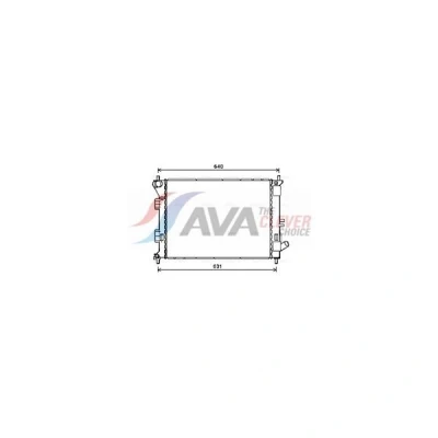 Kuva Jäähdytin,moottorin jäähdytys AVA QUALITY COOLING HYA2335