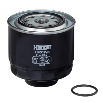 Kuva HENGST FILTER H451WK Polttoainesuodatin Ruuvattava suodatin MITSUBISHI: L200 / Triton IV Pick up, Flatbed Kuorma auto Alusta