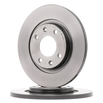 Kuva BREMBO COATED DISC LINE 08.7238.11 Jarrulevyt 266 13 4 täysi pinnoitettu Ruuveilla CITROËN: C3 II, I Hatchback, C4 II Cactus