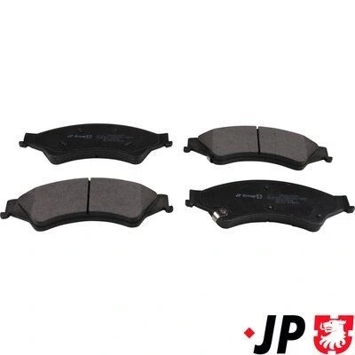 Kuva JP GROUP 1563607610 Jarrupalat Etuakseli akustisella kulumavaroittimella FORD: Ranger Mk3