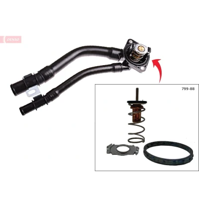 Kuva DENSO DTM88799 Termostaatti 88C Tiivisteillä SMART: Fortwo II Coupe
