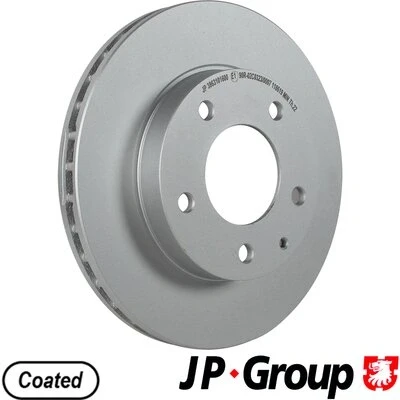 Kuva JP GROUP 3863101600 Jarrulevyt Etuakseli 258 24 5 tuuletettu sisältä pinnoitettu MAZDA: 626 V Sedan, Hatchback, Farmari
