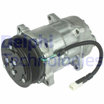 Kuva DELPHI TSP0159031 Ilmastoinnin Kompressori Sanden SD7V16 PAG 46 kompressoriöljyllä CITROËN: C5 II Farmari, PEUGEOT: Boxer Van, 206 Hatchback