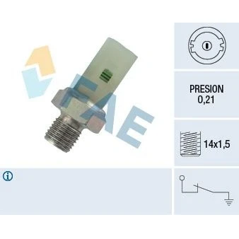 Kuva FAE 12350 Öljynpaineanturi M14x1,5 0,21