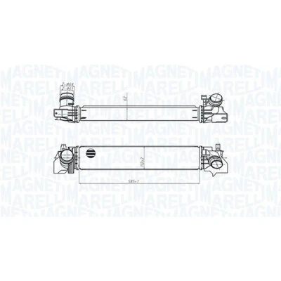 Kuva MAGNETI MARELLI 351319205540 Välijäähdytin