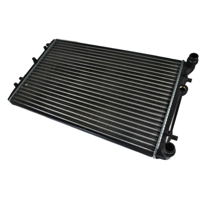 Kuva THERMOTEC D7S002TT Jäähdytin Alumiini, Muovi 399 629 23 Käsivaihteisto Jäähdytysrivat mekaan. kiinnitetyt SKODA: Fabia 2, I Hatchback