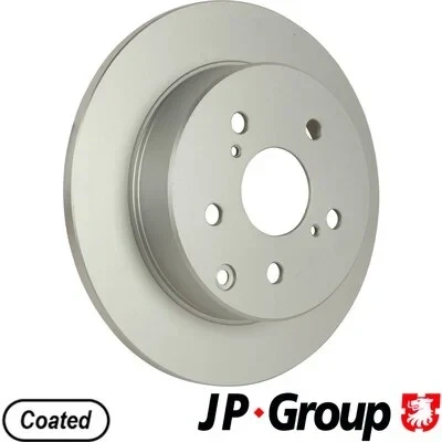 Kuva JP GROUP 4863201200 Jarrulevyt Taka akseli 281 12 5 täysi pinnoitettu TOYOTA: RAV4 III SUV, IV SUV