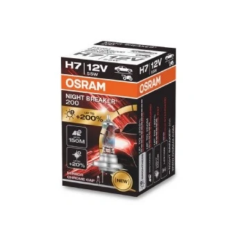 Kuva OSRAM 64210NB200 Polttimo, kaukovalo H7 12V 55W 3700K Halogeeni BMW: 5 Sedan, Touring, 3 AUDI: Q7, A6 C7 A4 B8 Avant