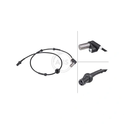Kuva A.B.S. 30118 ABS Anturi passiivi sensori 1100 Musta SAAB: 9000 Sedan, Hatchback