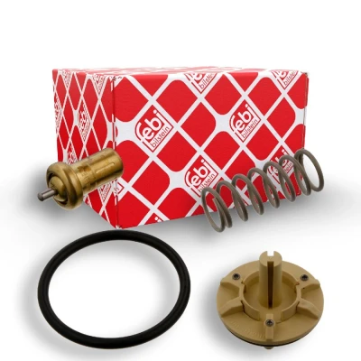 Kuva FEBI BILSTEIN 36844 Termostaatti 88 Tiivisterenkaalla Muovi VOLKSWAGEN: GOLF 6, Passat B7 Variant, B6 AUDI: A3 Sportback