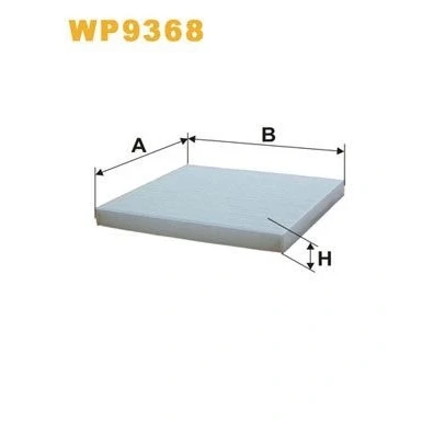 Kuva WIX FILTERS WP9368 Raitisilmasuodatin Hiukkassuodatin 235mm 249mm 25mm FIAT: Ducato III Flatbed Kuorma auto / Alusta, Van, Bussi