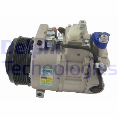 Kuva DELPHI TSP0159982 Ilmastoinnin Kompressori Denso 7SEU17C PAG 46 kompressoriöljyllä MERCEDES BENZ: Vito Mixto, Bussi, Sprinter 3.5 T Bussi