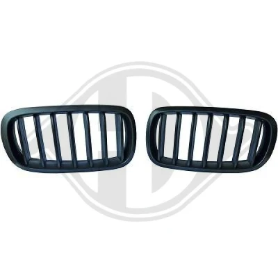 Kuva DIEDERICHS HD Tuning 1293340 Etusäleikkö Musta, Matta BMW: X5