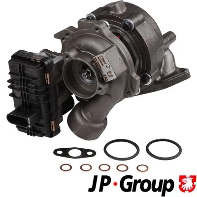 Kuva JP GROUP 1417401200 Turboahdin Pakokaasuahdin sis. tiivistesarjan BMW: 3 Touring, GT, 5 Touring