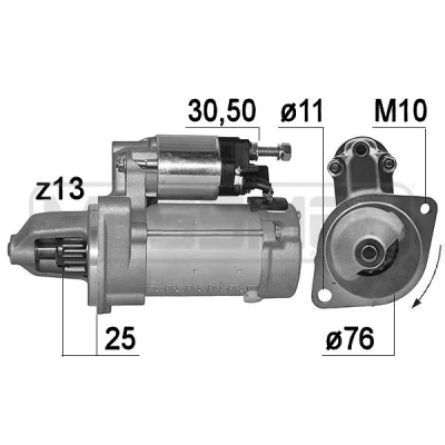 Kuva ERA 221014A Starttimoottori 12 1,5 13 BMW: 3 Touring, X4, Sedan