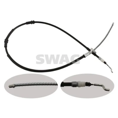 Kuva SWAG 30 93 6711 Käsijarruvaijeri Taakse, oikea, vasen 1596 VOLKSWAGEN: Amarok Pick up