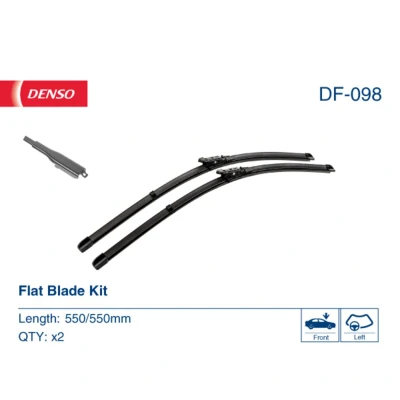 Kuva Pyyhkijänsulka Denso DF 098 Flatblade pyyhinsulka (rungoton) MERCEDES BENZ: SLK