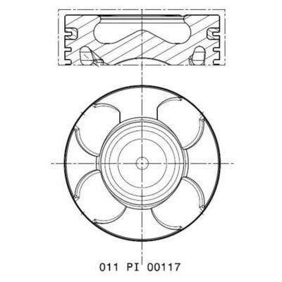 Kuva Mäntä MAHLE ORIGINAL 011 PI 00117 000