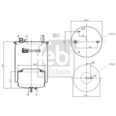 Kuva FEBI BILSTEIN 101358 Metallipalje, ilmajousitus