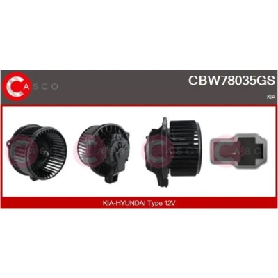 Kuva CASCO CST10541AS Starttimoottori 12V 0,80kW 9 CPS0159 76mm VOLKSWAGEN: TRANSPORTER 3 Bus