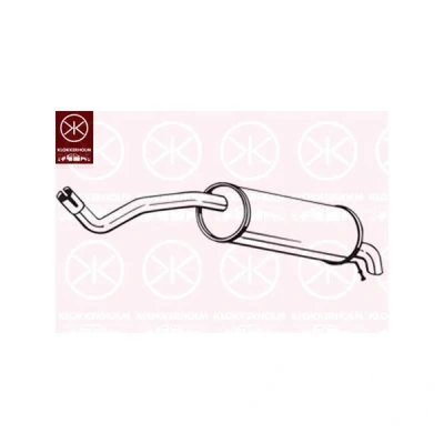 Kuva Takaäänenvaimentaja SEAT IBIZA IV, SC ST SKODA FABIA III, Kombi VW POLO V OE 6C6253609R, 6C6253609T, 6V6253609B