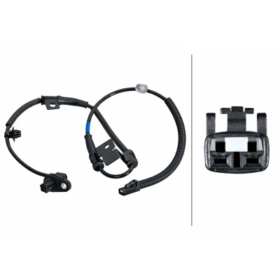 Kuva HELLA 6PU 358 251 061 ABS anturi Etuakseli johdon kiinnikkeet Hall 2 napaa 953mm