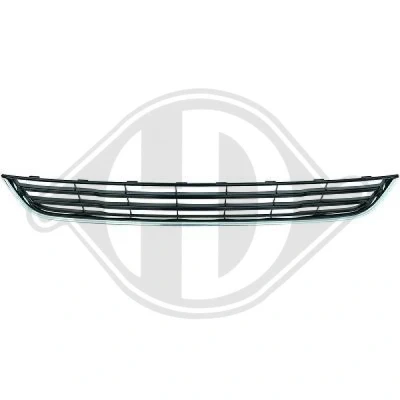 Kuva DIEDERICHS Priority Parts 1405245 Puskurin Ritilä kromattu raita Keskellä FORD: FIESTA 6