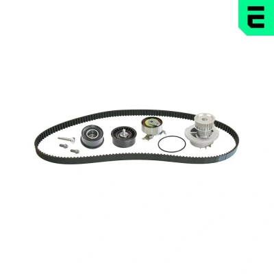 Kuva OPTIMAL SK 1113AQ1 Vesipumppu + Jakohihnasarja Asennusmateriaalilla, Vesipumpulla 162 OPEL: Astra G CC, Caravan, Sedan
