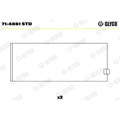Kuva GLYCO 71 4861 STD Kiertokangen Laakeri