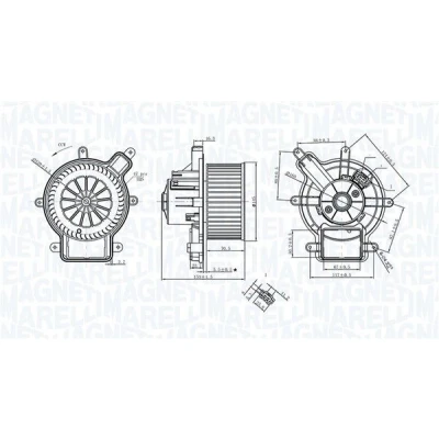 Kuva Sisäilmapuhallin MAGNETI MARELLI 069412398010